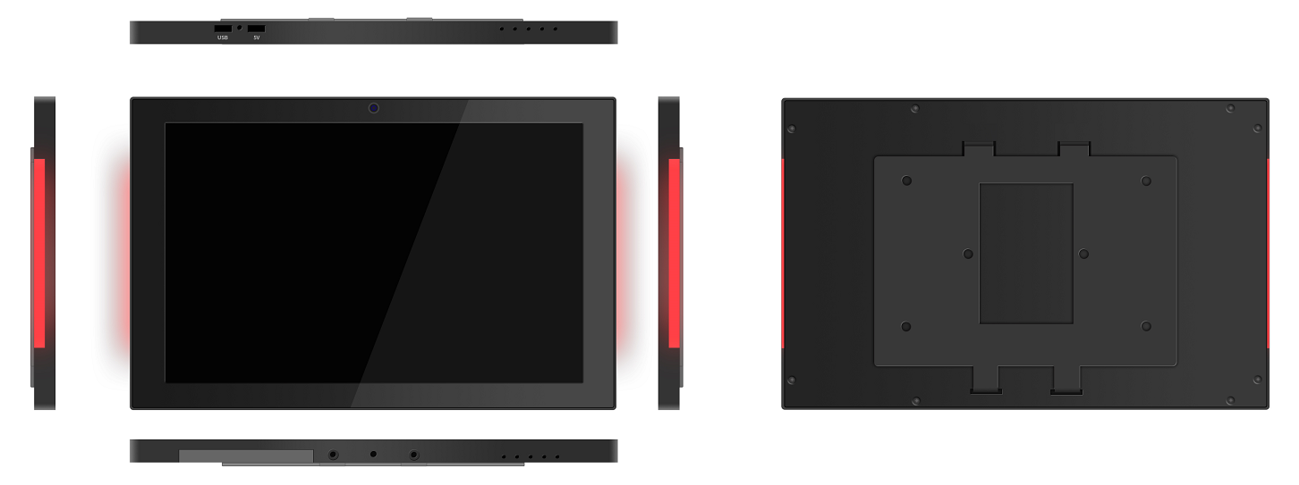 10.1寸带灯超薄款标准版侧出